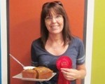 Gayle Bauer and her second-place bread.