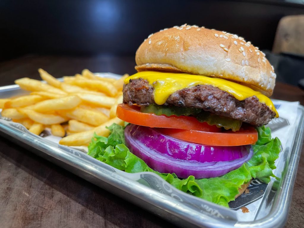 Derby Room Cheeseburger with Fries