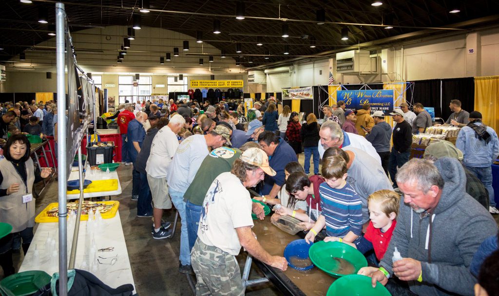 Pan for Gold at the Gold & Treasure Show at Fairplex on July 23 & 24